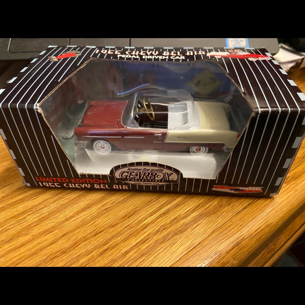 NIB 1955 Chevy Bel Air Pedal Car Limited Ed car